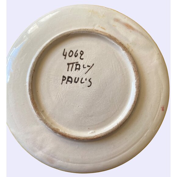 Flat Cup & Saucer Set with hand painted Flowers - Picture 11 of 12